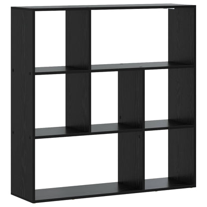 Book Cabinet 102 x 29 x 103.5 cm Engineered Wood Black Oak