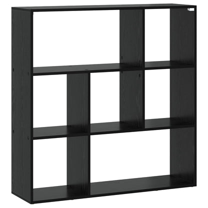 Book Cabinet 102 x 29 x 103.5 cm Engineered Wood Black Oak