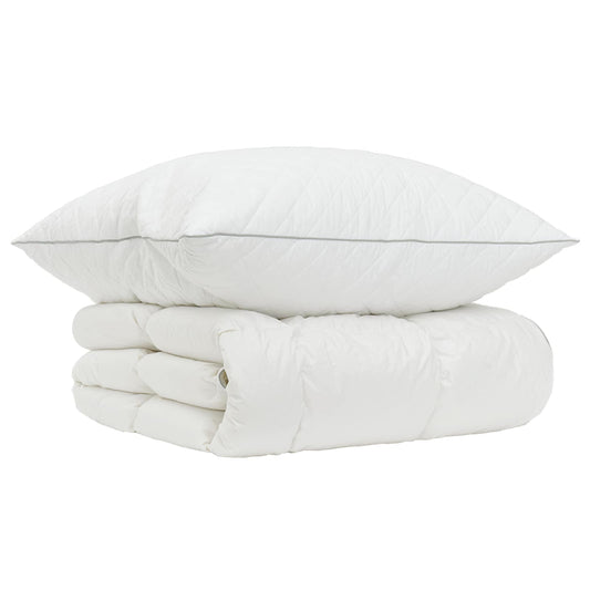 90% Goose Down Duvet Set FULDA 2 pcs 140 x 200 cm All Seasons
