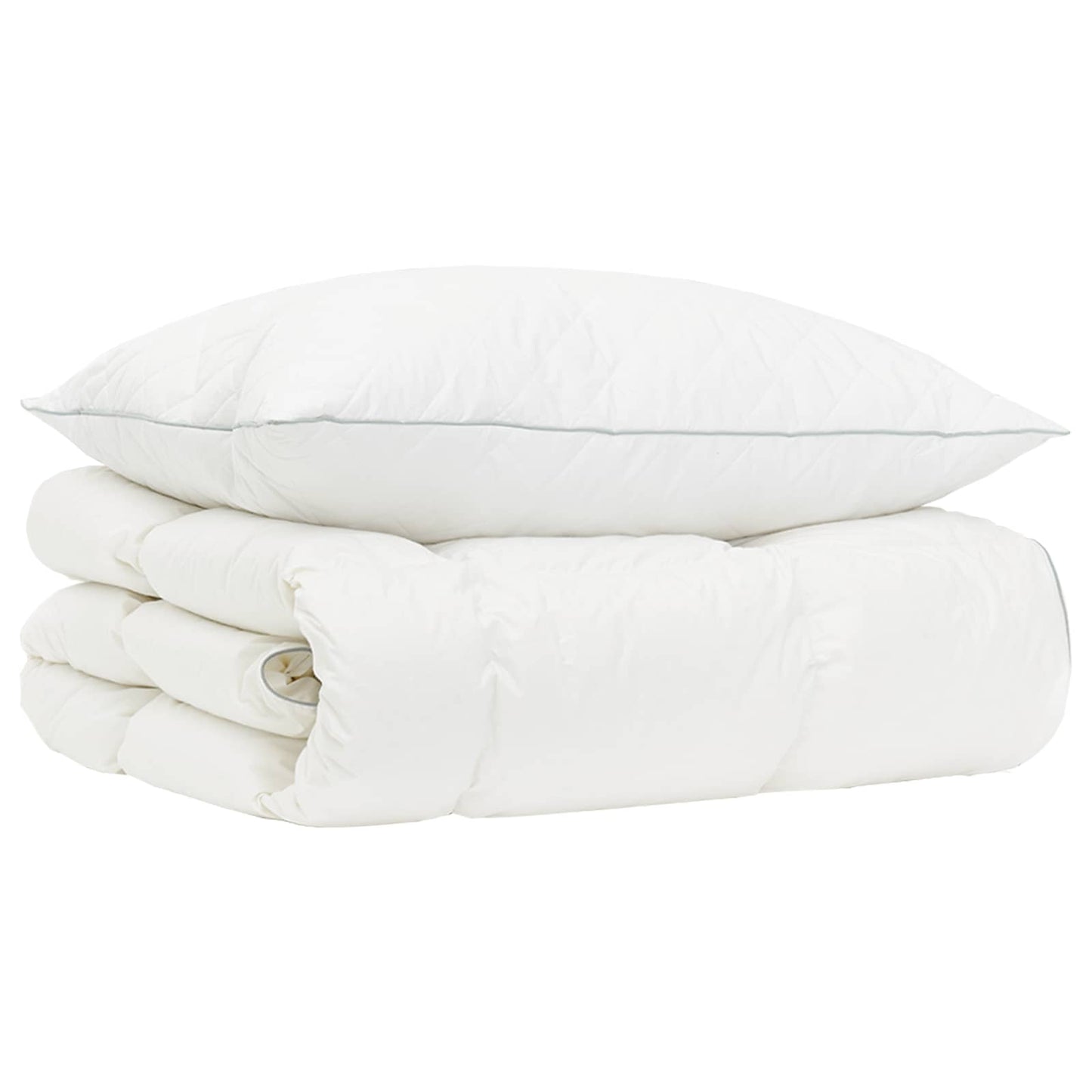 90% Goose Down Duvet Set FULDA 2 pcs 135 x 200 cm Winter White