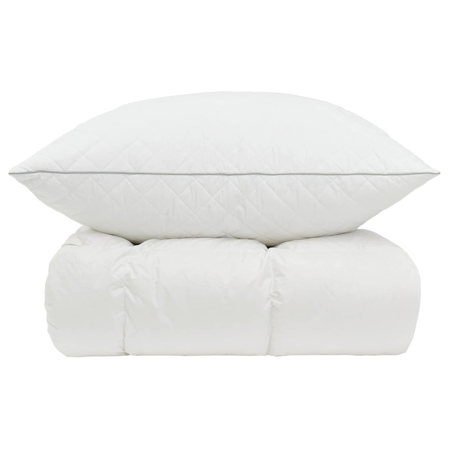 90% Goose Down Duvet Set FULDA 2 pcs 140 x 200 cm Winter White