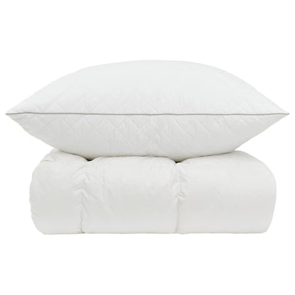 90% Goose Down Duvet Set FULDA 2 pcs 155 x 200 cm Winter White