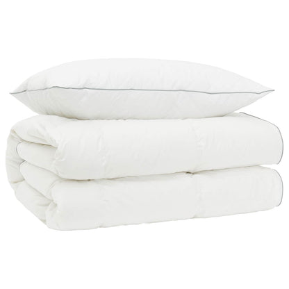 90% Goose Down Duvet Set FULDA 2 pcs 150 x 200 cm All Seasons