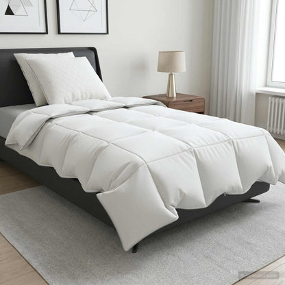 90% Goose Down Duvet Set FULDA 3 pcs 140 x 220 cm Summer White