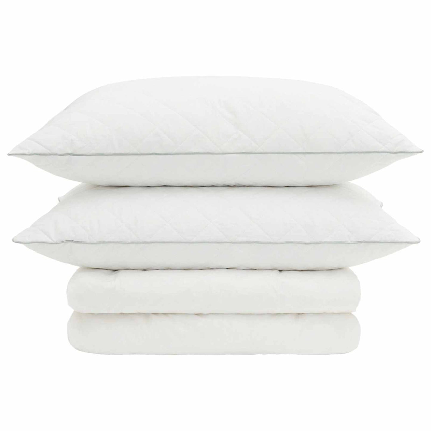 90% Goose Down Duvet Set FULDA 3 pcs 155 x 220 cm Summer White