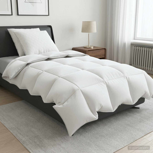 90% Goose Down Duvet Set FULDA 3 pcs 135 x 220 cm All Seasons