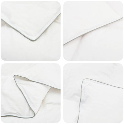 90% Goose Down Duvet Set FULDA 3 pcs 200 x 240 cm Winter White