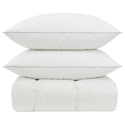 90% Goose Down Duvet Set FULDA 3 pcs 220 x 240 cm Winter White