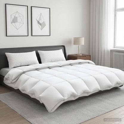 90% Goose Down Duvet Set FULDA 3 pcs 200 x 240 cm All Seasons