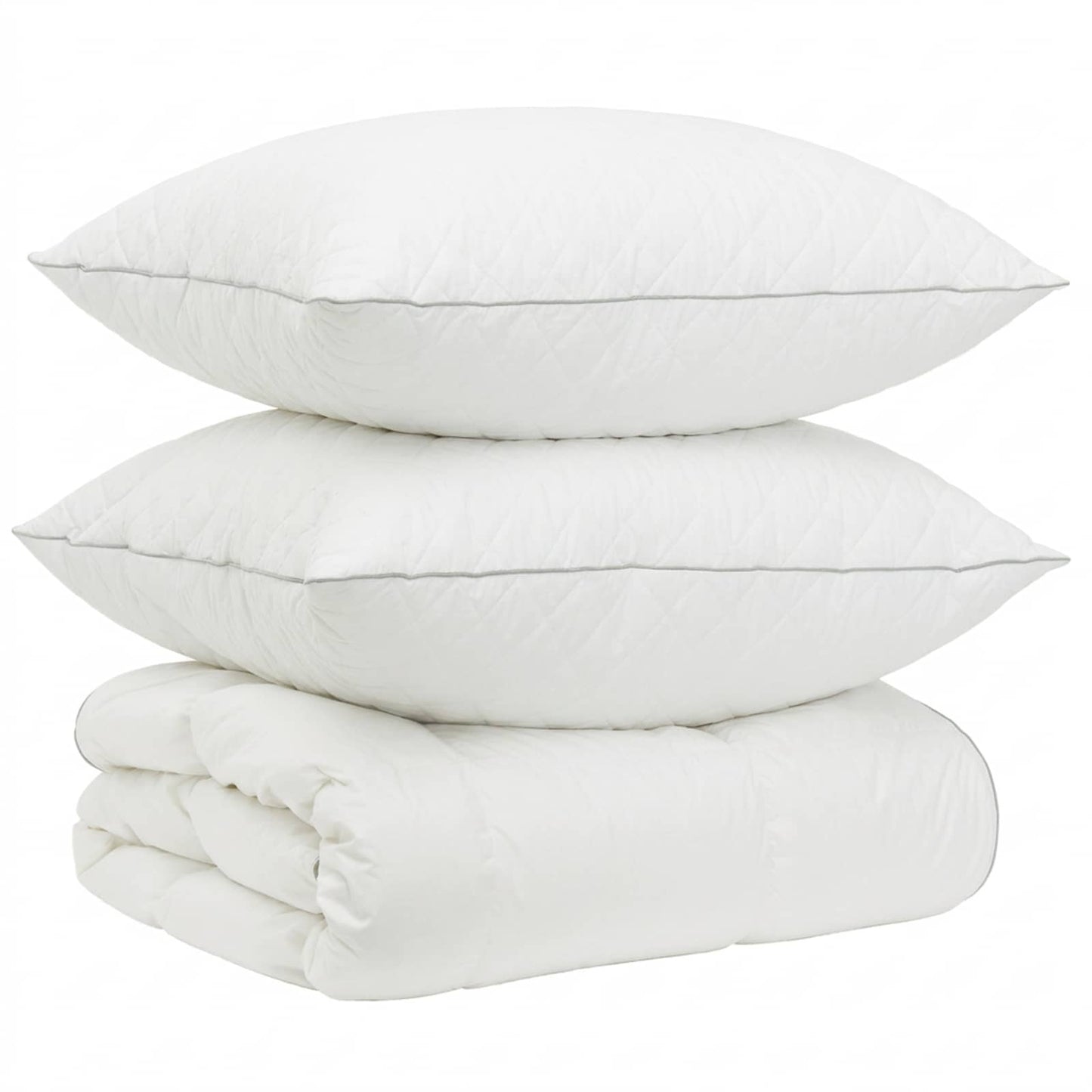 90% Goose Down Duvet Set FULDA 3 pcs 240 x 260 cm All Seasons