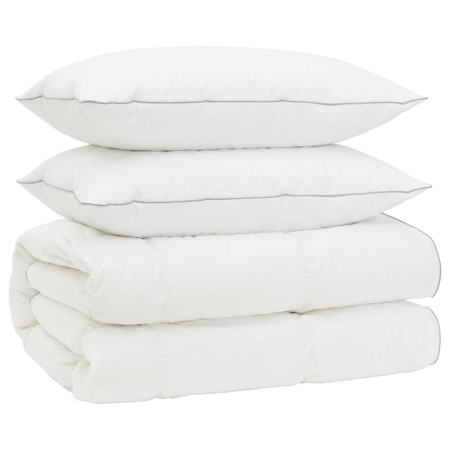 90% Goose Down Duvet Set FULDA 3 pcs 240 x 260 cm All Seasons
