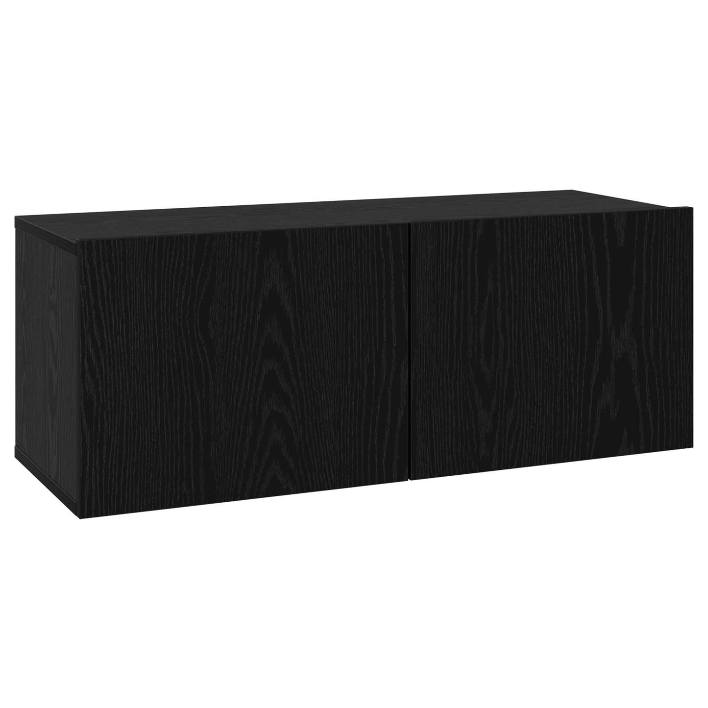 TV Cabinet Set 6 pcs 80 x 30 x 30 cm Black Oak Engineered Wood