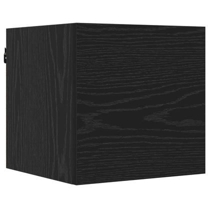 TV Cabinet Set 6 pcs 60 x 30 x 30 cm Black Oak Engineered Wood