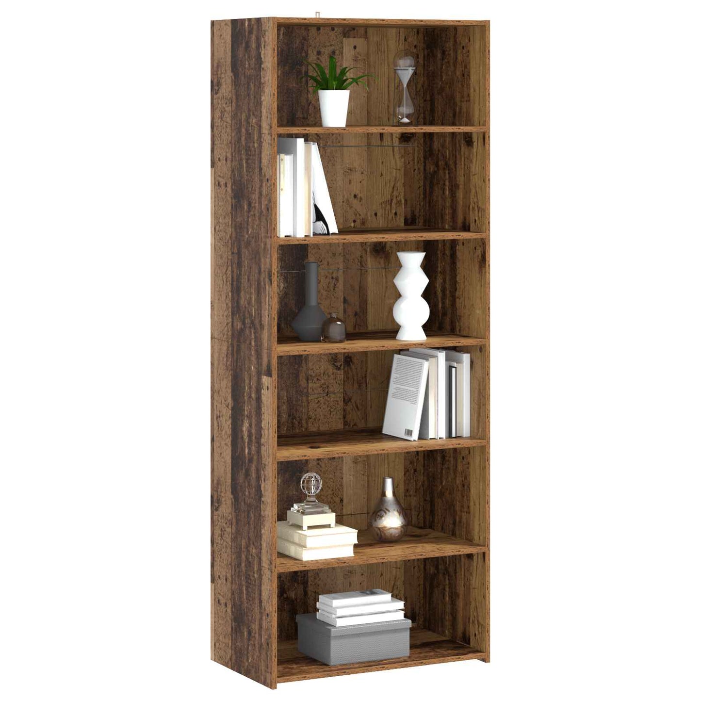 Sideboard Oak Wood 70 x 41 x 185 cm Engineered Wood