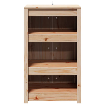 Outdoor Kitchen Cabinet MEPPEL 2 pcs Natural Douglas