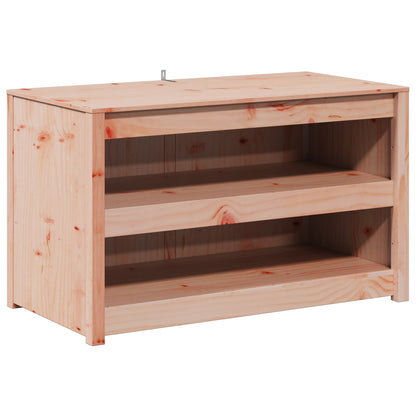 Outdoor Kitchen Cabinet MEPPEL 2 pcs White Solid Pine Wood