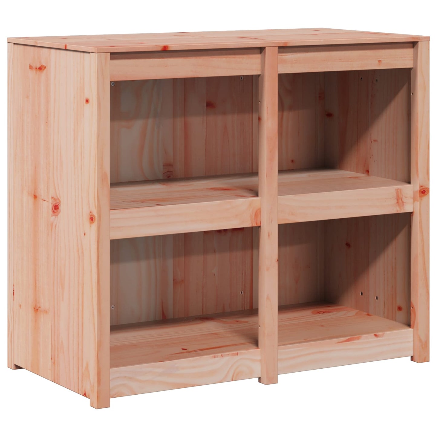Outdoor Kitchen Cabinet MEPPEL 4 pcs White Solid Pine Wood