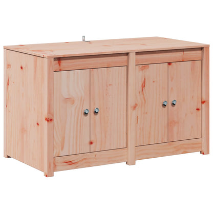 Outdoor Kitchen Cabinet MEPPEL 3 pcs White Solid Pine Wood