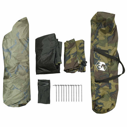 Fishing Tent Quick Release 4-Person Light Camouflage