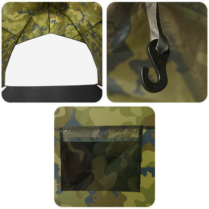 Fishing Tent Quick Release 4-Person Light Camouflage