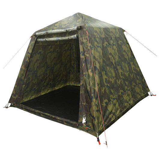 Fishing Tent Quick Release 4-Person Light Camouflage