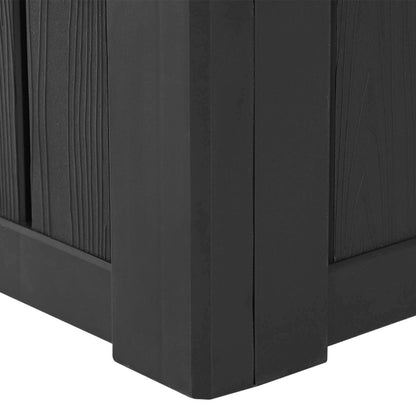 Hot Tub Step with Storage 2-Step Brown and Grey 93 x 57 x 35 cm