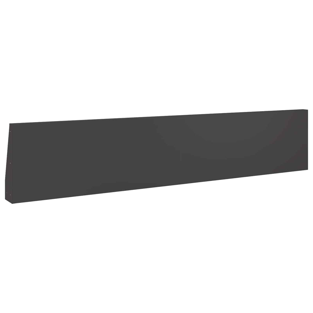 Retaining Wall 2 pcs 100 x 12 x 30 cm Steel Black