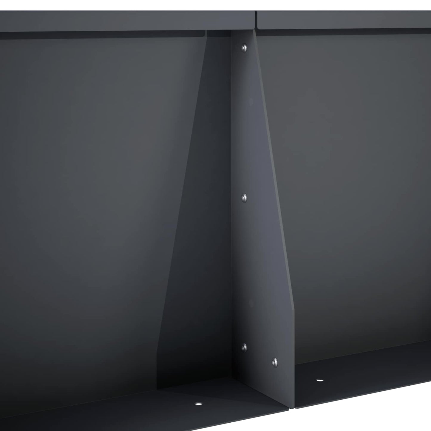 Retaining Wall 2 pcs 100 x 12 x 30 cm Steel Anthracite