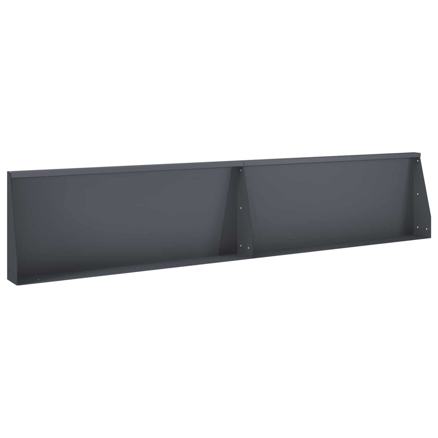 Retaining Wall 2 pcs 100 x 12 x 30 cm Steel Anthracite