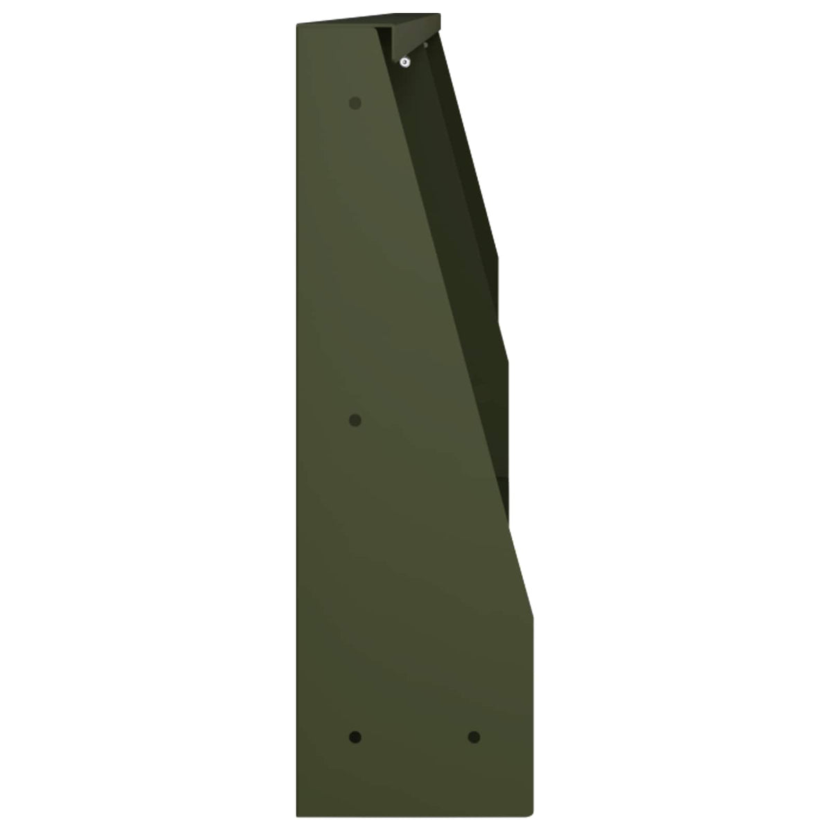 Retaining Wall 2 pcs 100 x 12 x 30 cm Steel Olive Green