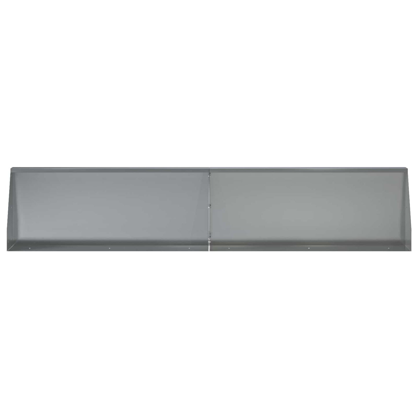 Retaining Wall 2 pcs 100 x 12 x 30 cm Galvanised Steel Silver