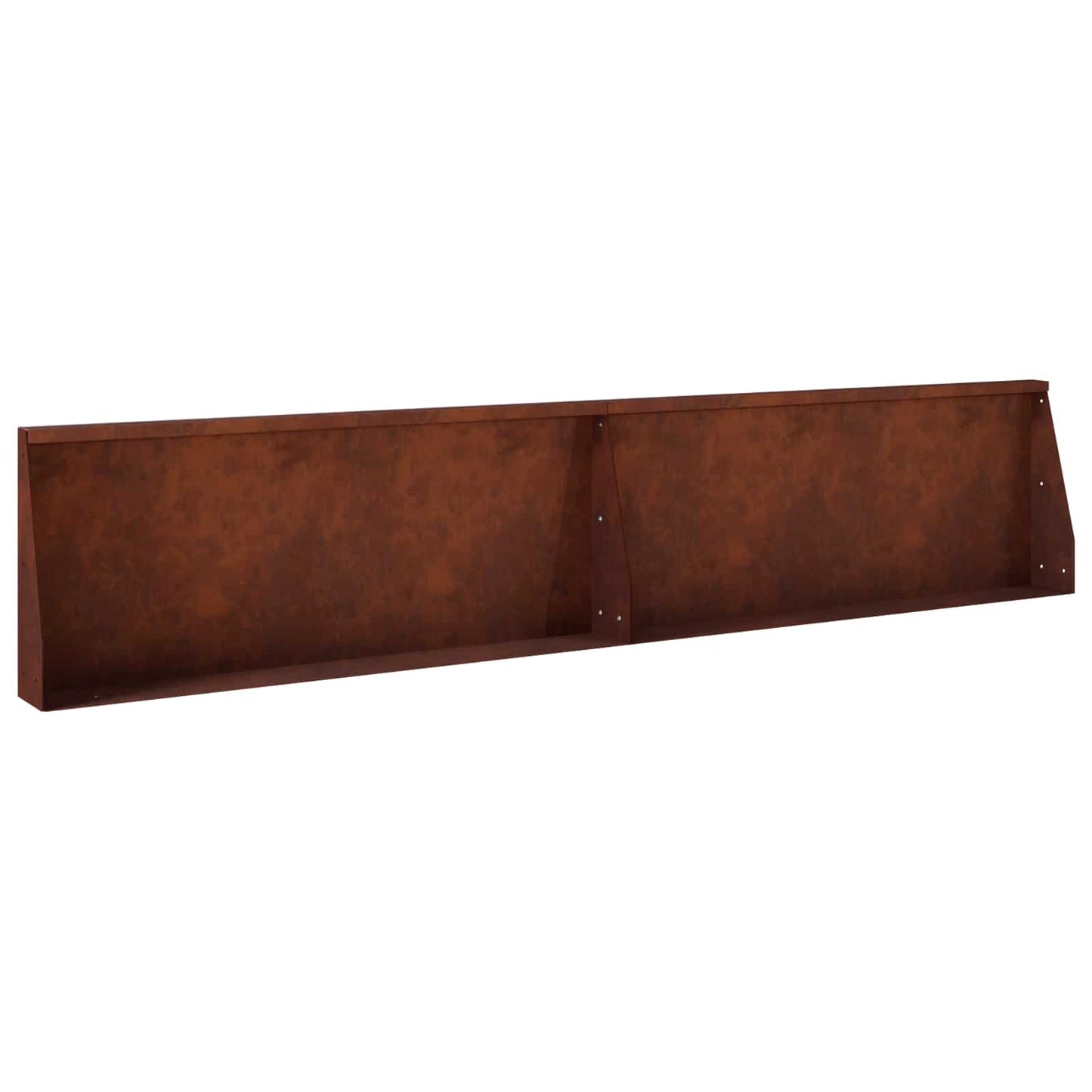 Retaining Wall 2 pcs 100 x 12 x 30 cm Weathering Steel Rusty