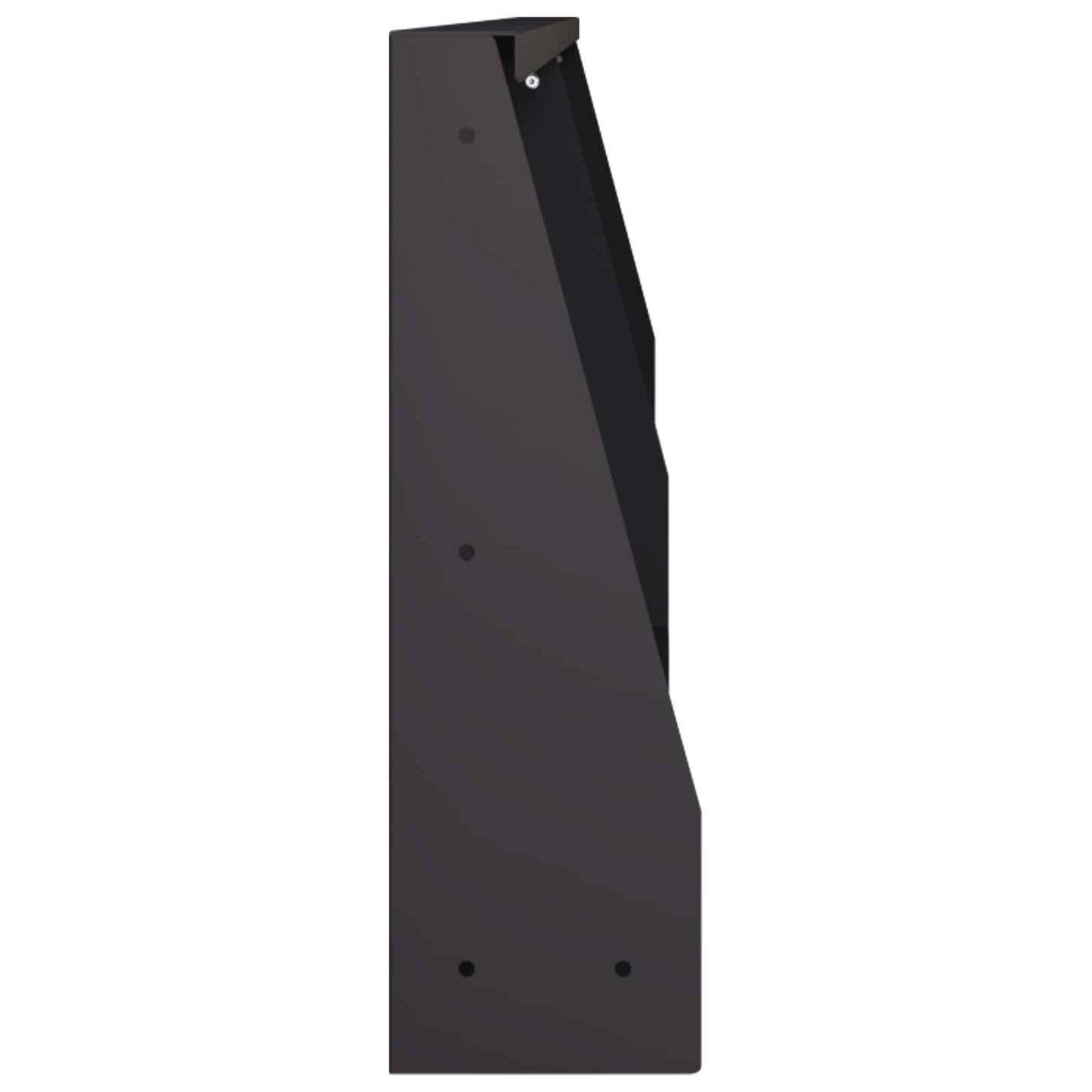 Retaining Wall 2 pcs 100 x 12 x 40 cm Steel Black