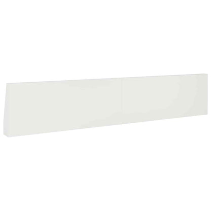 Retaining Wall 2 pcs 100 x 12 x 40 cm Steel White