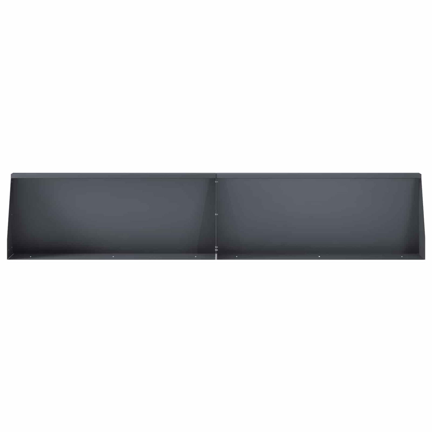 Retaining Wall 2 pcs 100 x 12 x 40 cm Steel Anthracite