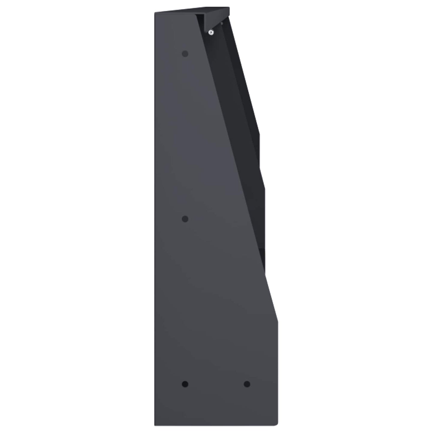 Retaining Wall 2 pcs 100 x 12 x 40 cm Steel Anthracite