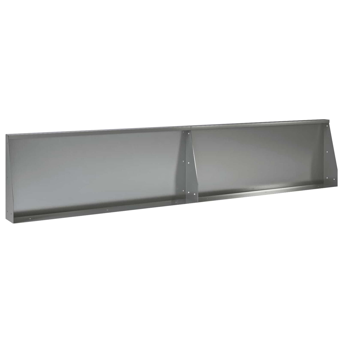 Retaining Wall 2 pcs 100 x 12 x 40 cm Galvanised Steel Silver