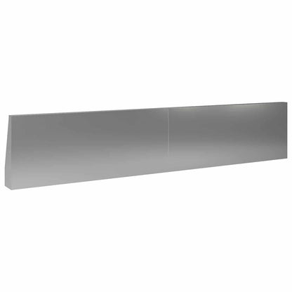 Retaining Wall 2 pcs 100 x 12 x 40 cm Galvanised Steel Silver