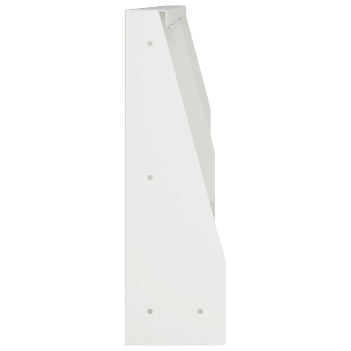 Retaining Wall 2 pcs 100 x 12 x 50 cm Steel White