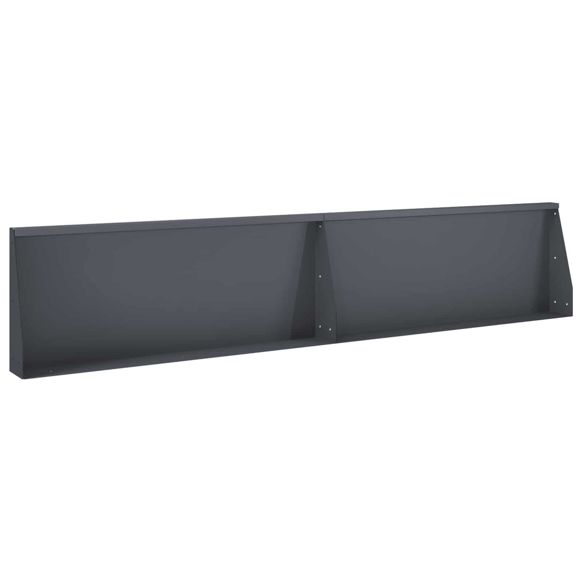 Retaining Wall 2 pcs 100 x 12 x 50 cm Steel Anthracite
