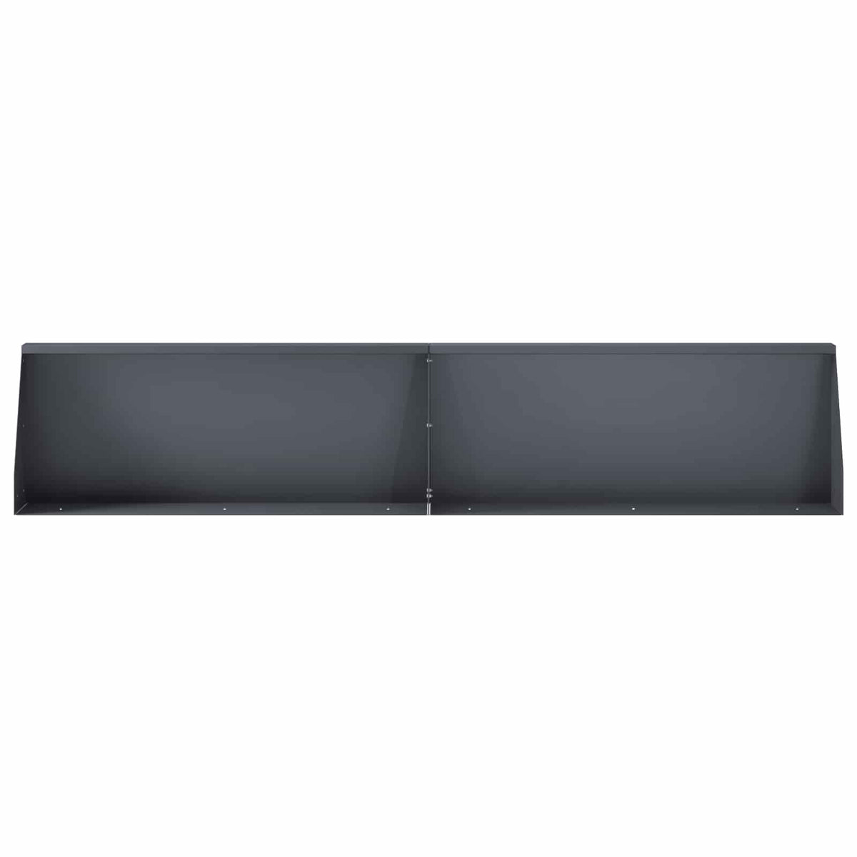 Retaining Wall 2 pcs 100 x 12 x 50 cm Steel Anthracite