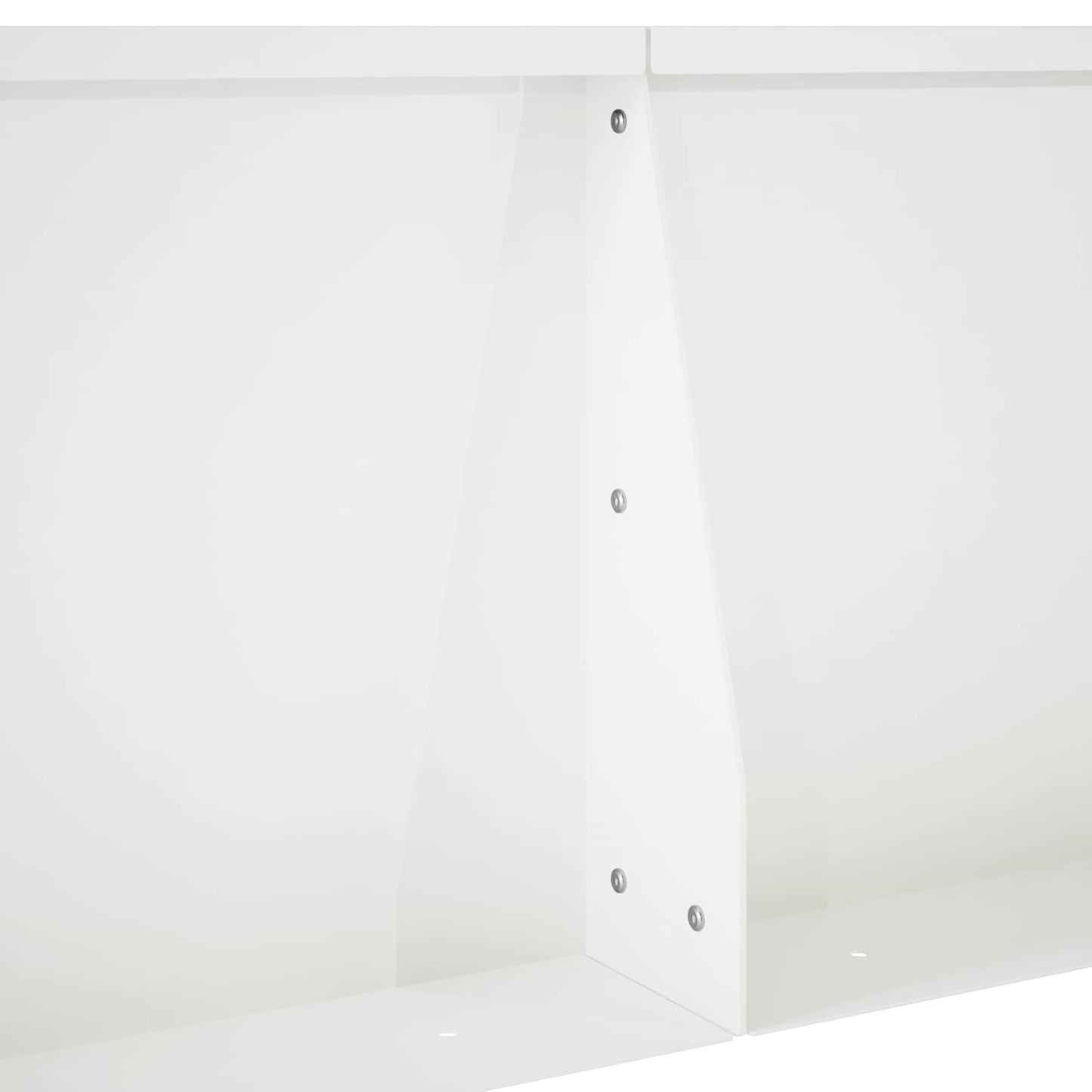 Retaining Wall 2 pcs 50 x 50 x 30 cm Steel White