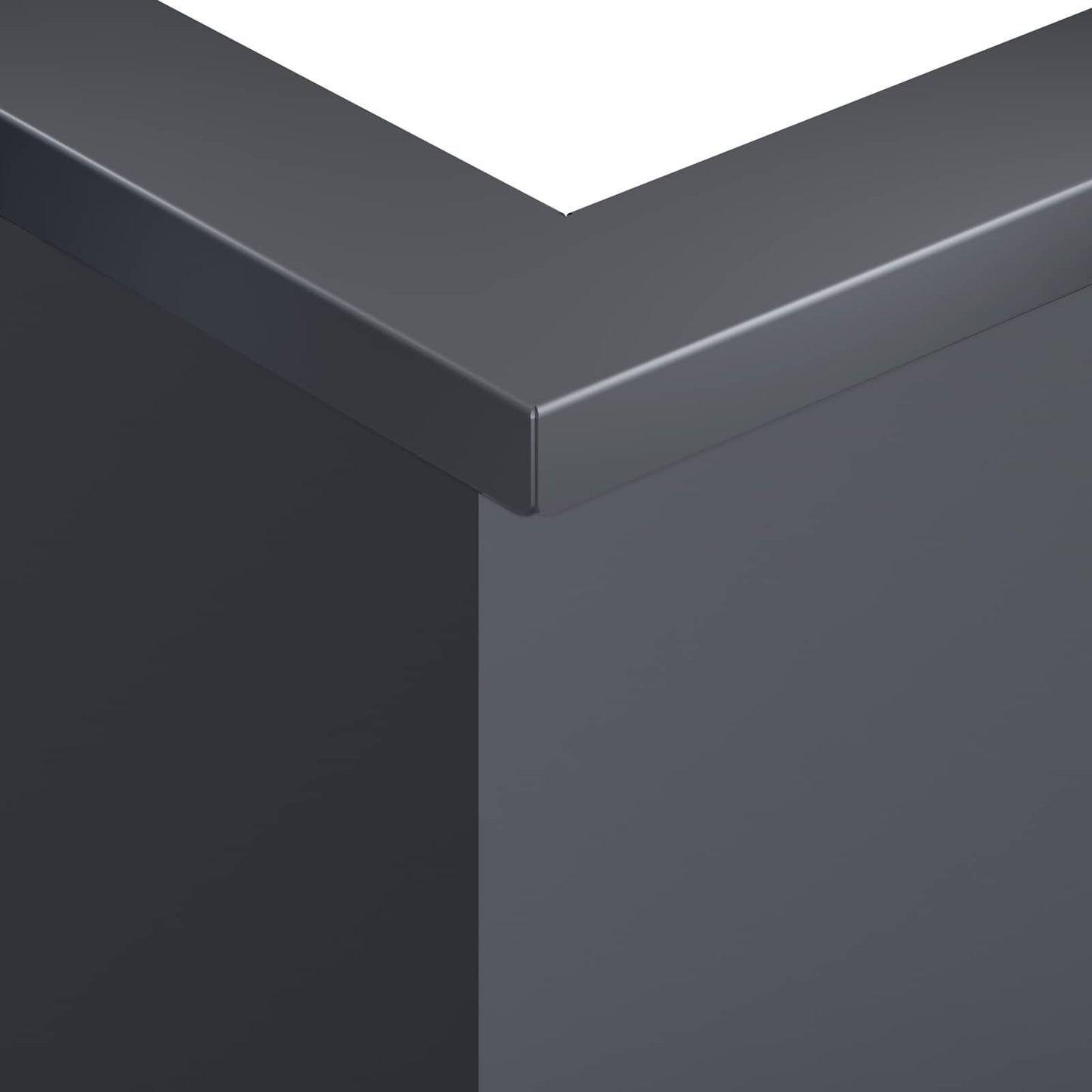 Retaining Wall 2 pcs 50 x 50 x 30 cm Steel Anthracite