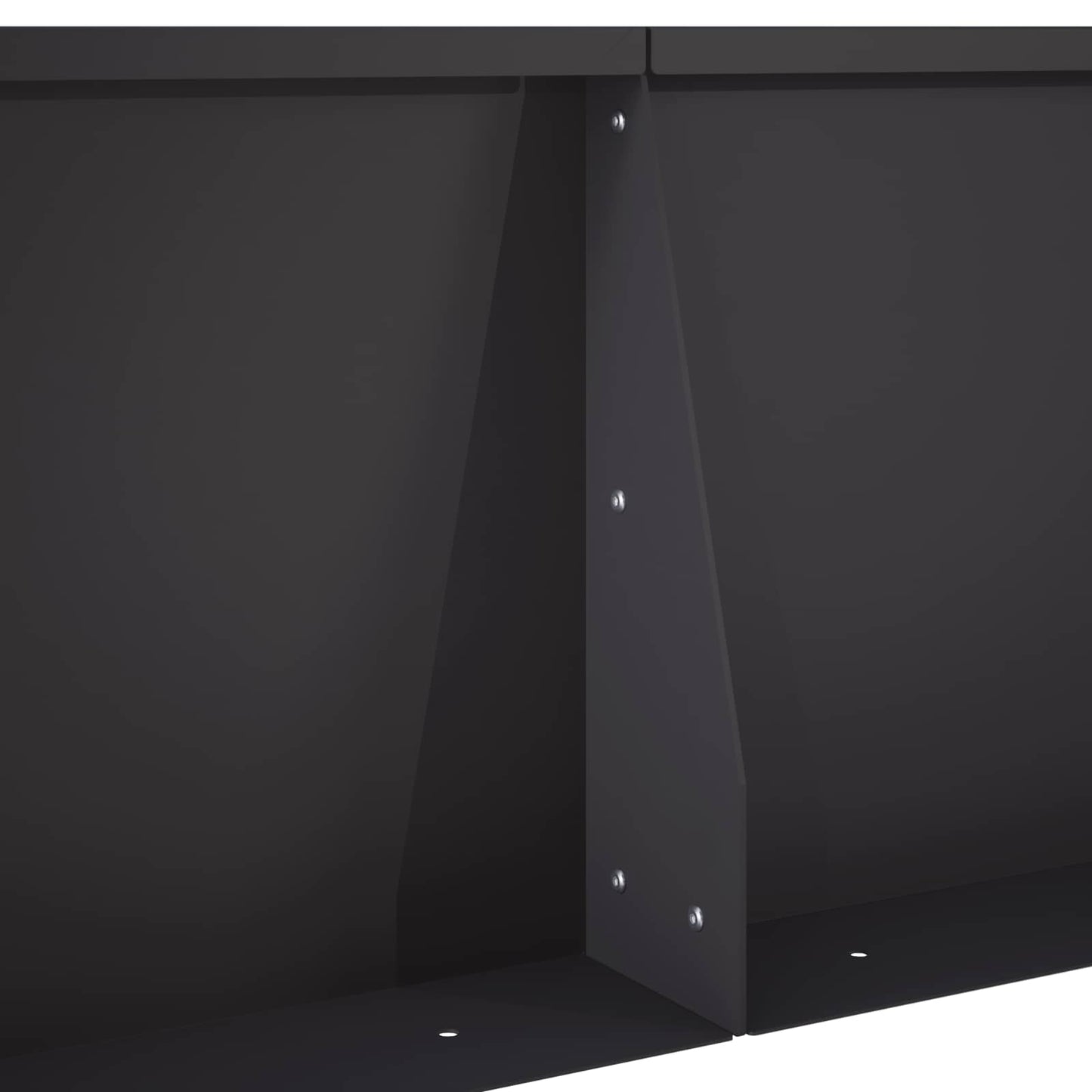 Retaining Wall 2 pcs 50 x 50 x 40 cm Steel Black