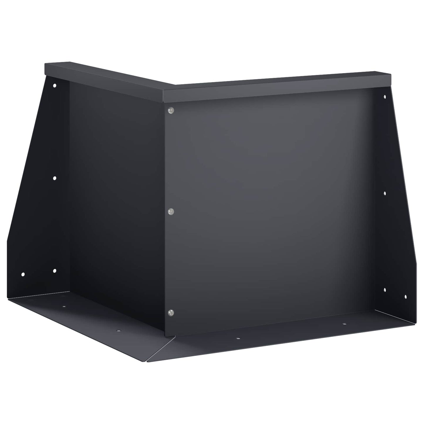 Retaining Wall 50 x 50 x 40 cm Steel Anthracite