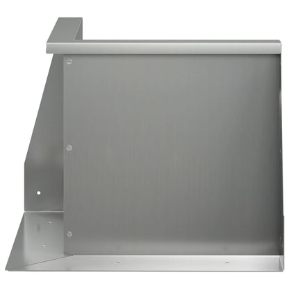 Retaining Wall 50 x 50 x 40 cm Galvanised Steel Silver