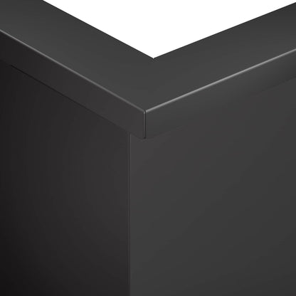 Retaining Wall 50 x 50 x 50 cm Steel Black