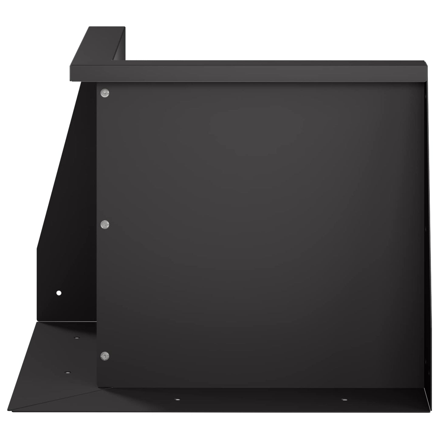 Retaining Wall 2 pcs 50 x 50 x 50 cm Steel Black