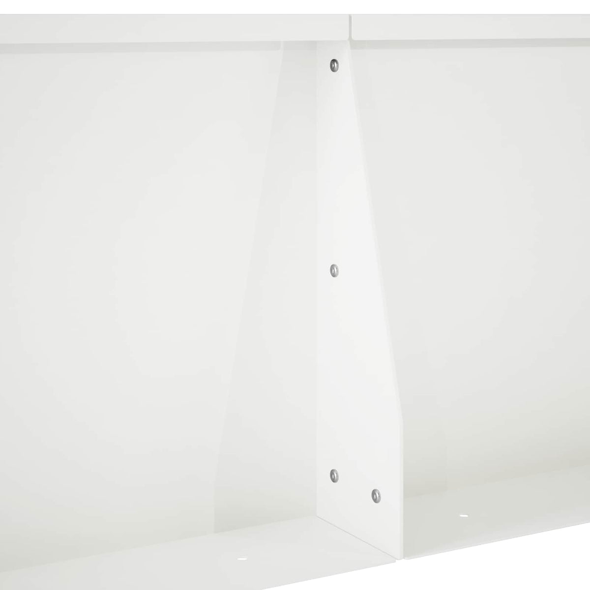 Retaining Wall 2 pcs 50 x 50 x 50 cm Steel White
