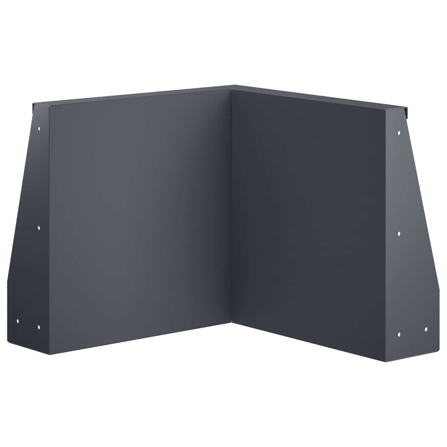 Retaining Wall 50 x 50 x 50 cm Steel Anthracite